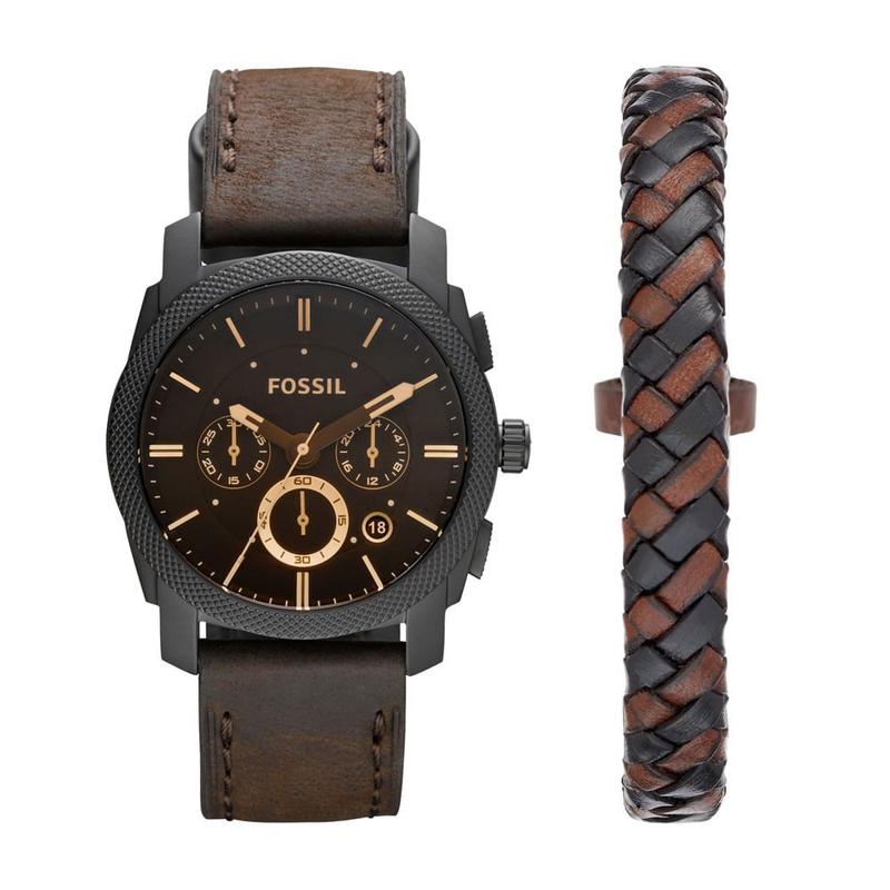 Relógio Fossil Masculino Machine Box - FS5251SET/2MN - Relógio